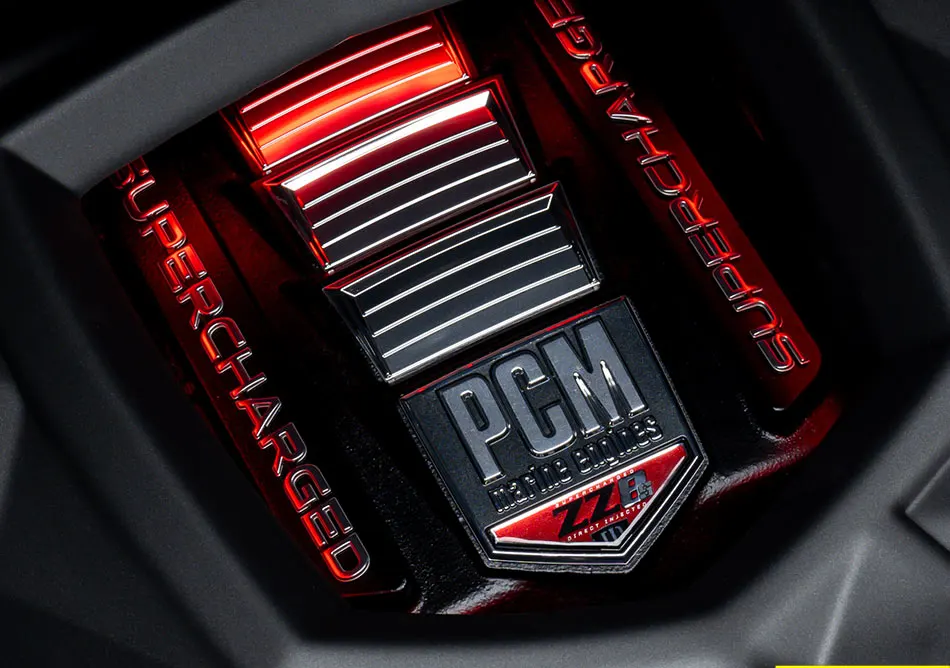 Capot rétroéclairé du moteur PCM ZZ8S suralimenté