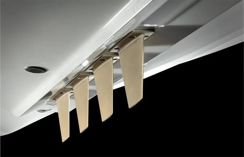 MasterCraft ProStar, suivi laser grâce aux quatre ailettes