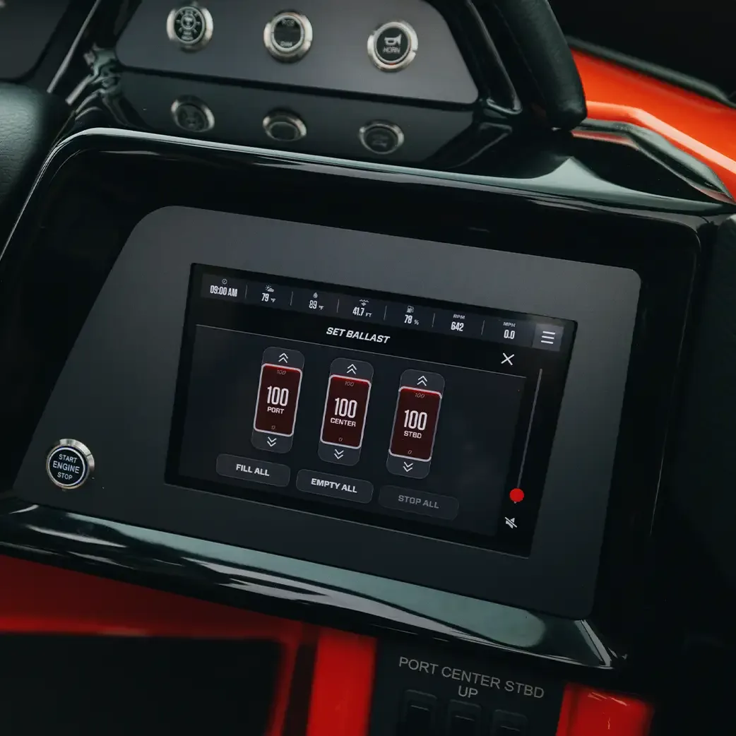 MasterCraft NXT24, dash nxt et entrée sans clé